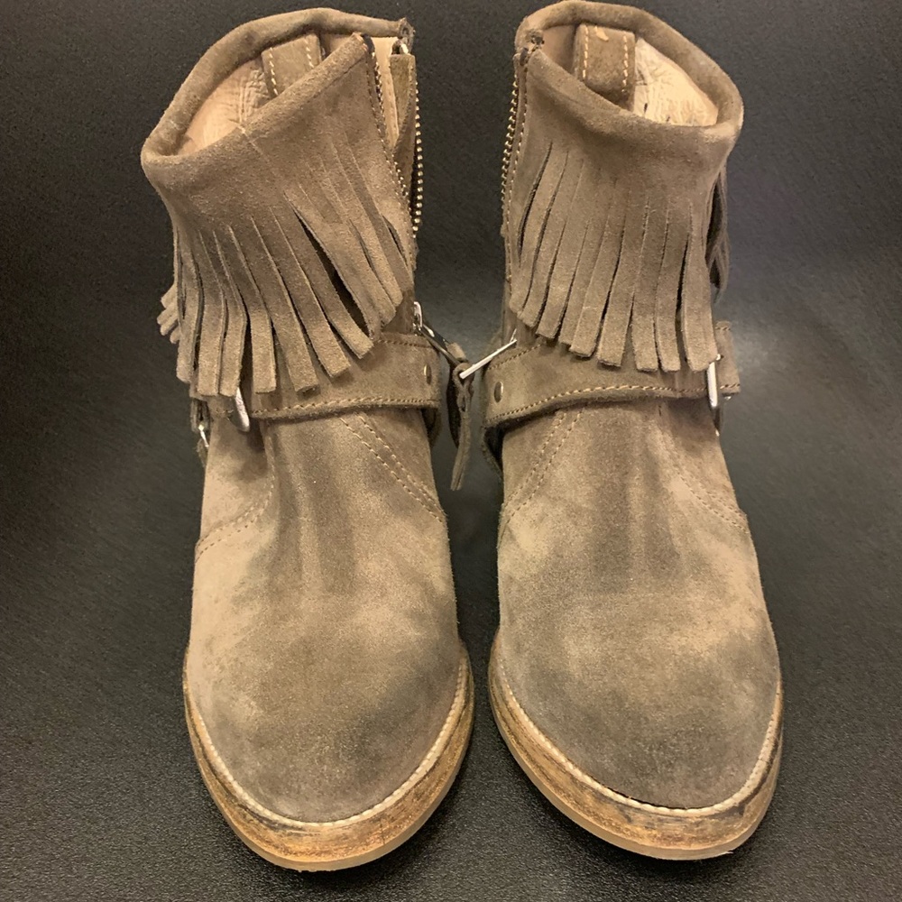 All Saints Bonnie fringe booties